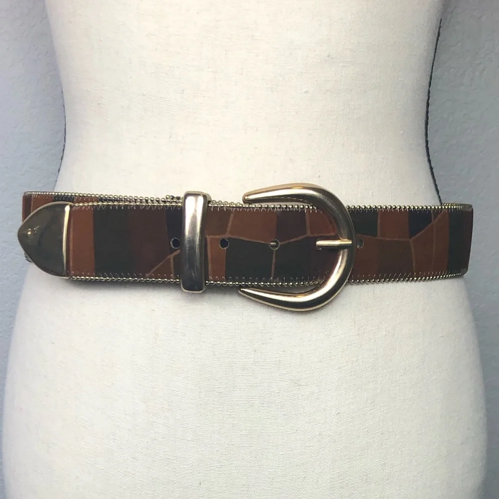 Vintage Patchwork Velvet Belt